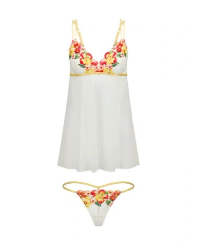 Adore Me Babette Babydoll & G-string Set Lingerie