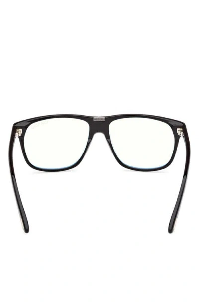 Tom Ford 56mm Pilot Blue Light Blocking Glasses