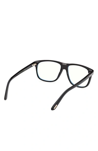 Tom Ford 56mm Pilot Blue Light Blocking Glasses