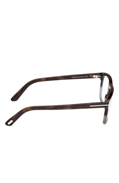 Tom Ford 56mm Pilot Blue Light Blocking Glasses