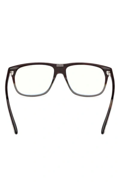 Tom Ford 56mm Pilot Blue Light Blocking Glasses