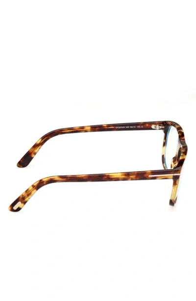 Tom Ford 56mm Pilot Blue Light Blocking Glasses