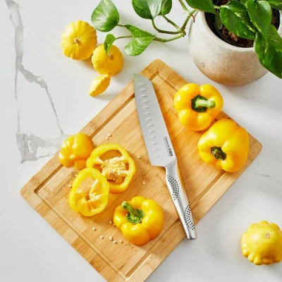 Cuisine::pro Id3 7" Santoku Knife Board Set, 2 Piece In Metallic