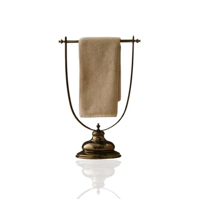Marleth Gold / Brown Handmade Bronze Towel Holder & Handcrafted Bathroom Accesories