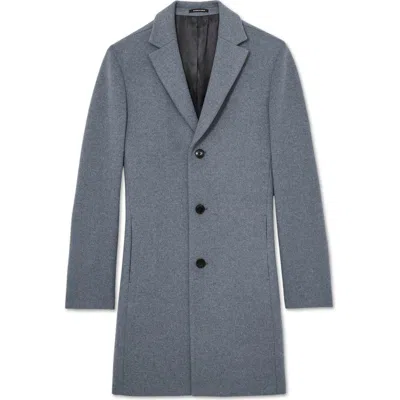 Reiss Clarke Overcoat In Gray