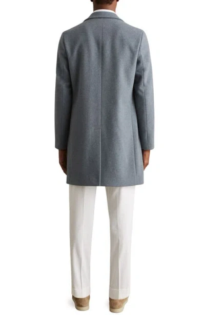 Reiss Clarke Overcoat In Gray