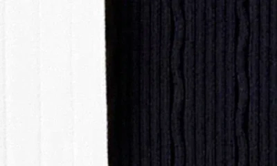 Endless Rose Contrast Trim Long Sleeve Rib Minidress