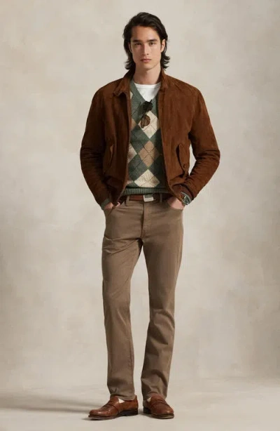 Polo Ralph Lauren Varick Slim Straight Leg Stretch Sateen Pants