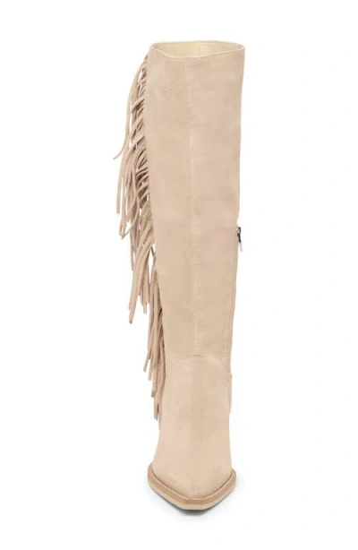 Dolce Vita Roley Fring Western Boot In Neutral