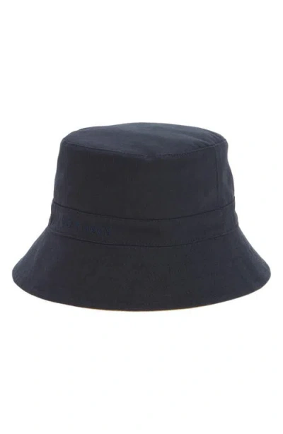 Cole Haan Embroidered Reversible Cotton Bucket Hat