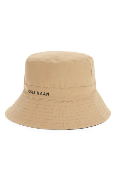 Cole Haan Embroidered Reversible Cotton Bucket Hat