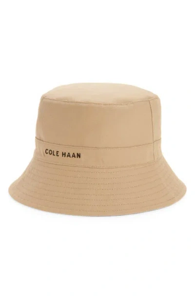 Cole Haan Embroidered Reversible Cotton Bucket Hat