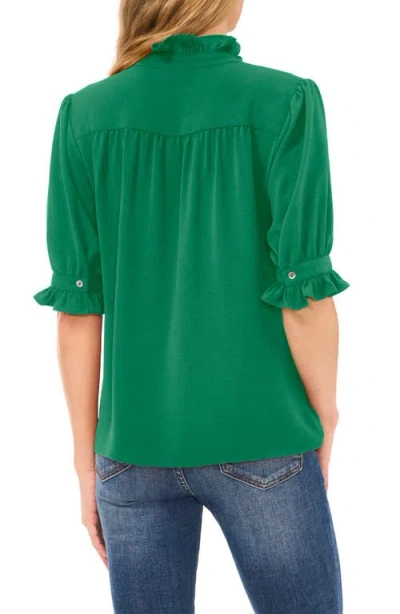 Cece V-neck Button-up Shirt