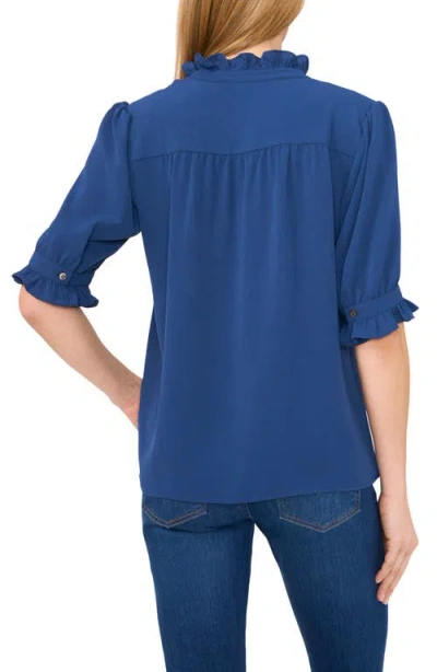 Cece V-neck Button-up Shirt