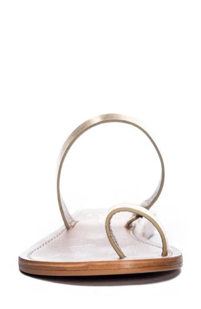 42 Gold Zola Slide Sandal