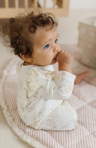 Pehr Flutter Organic Cotton Romper In White