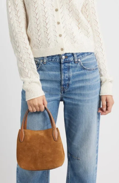 Madewell The Mini Suede Shopper Tote