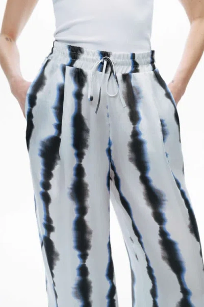 Nocturne Tie-dye Patterned Pants In Blue