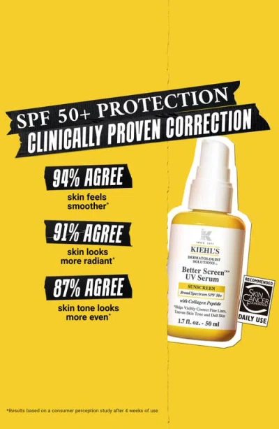 Kiehl's Since 1851 Better Screen™ Uv Serum Broad Spectrum Spf 50+ $69 Value