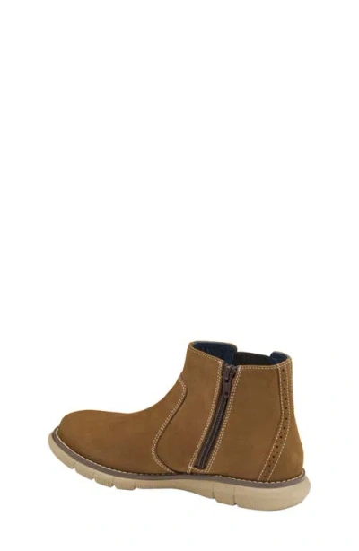 Johnston & Murphy Kids' Holden Chelsea Boot In Brown