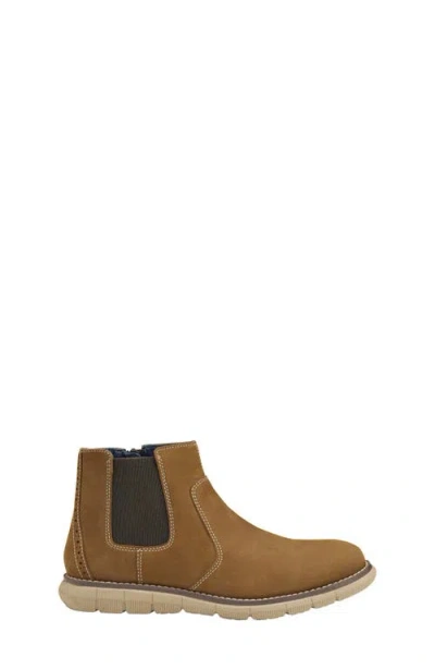 Johnston & Murphy Kids' Holden Chelsea Boot In Brown