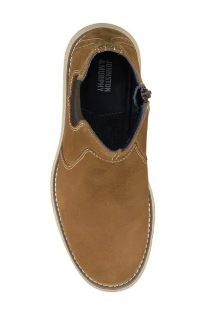 Johnston & Murphy Kids' Holden Chelsea Boot In Brown