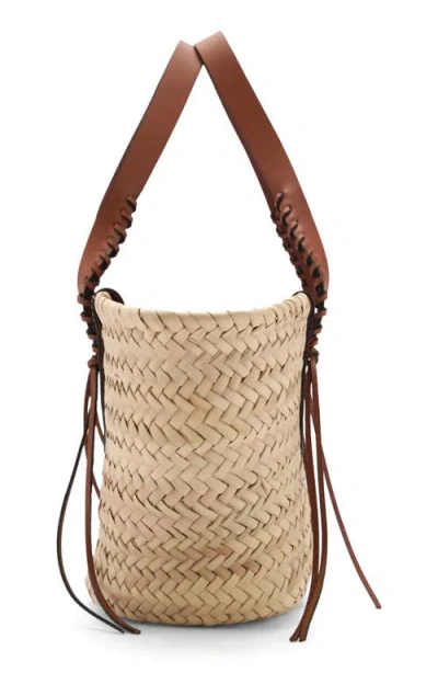Mango Large Straw Basket Bag