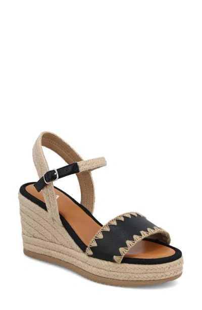 Mia Becky Ankle Strap Espadrille Platform Wedge Sandal