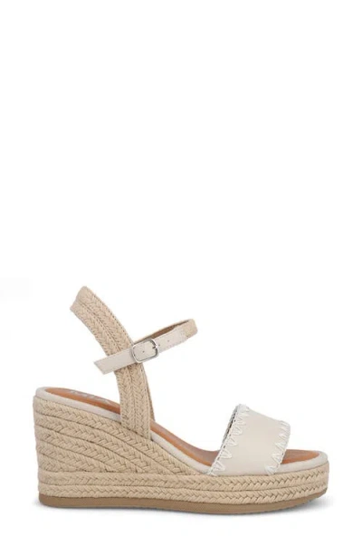 Mia Becky Ankle Strap Espadrille Platform Wedge Sandal