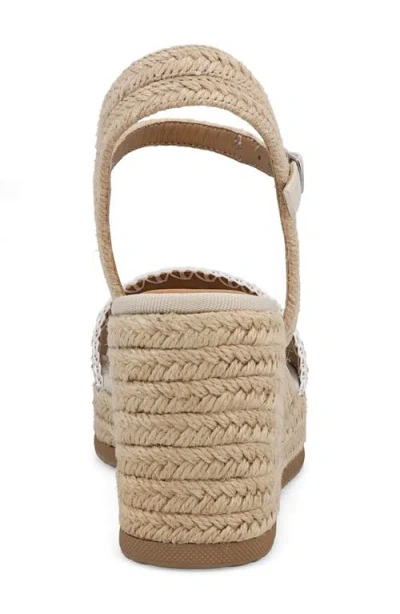 Mia Becky Ankle Strap Espadrille Platform Wedge Sandal