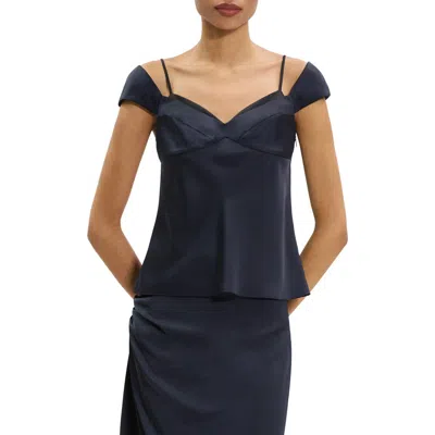 Theory Peek Camisole Layered Look Sleeveless Top