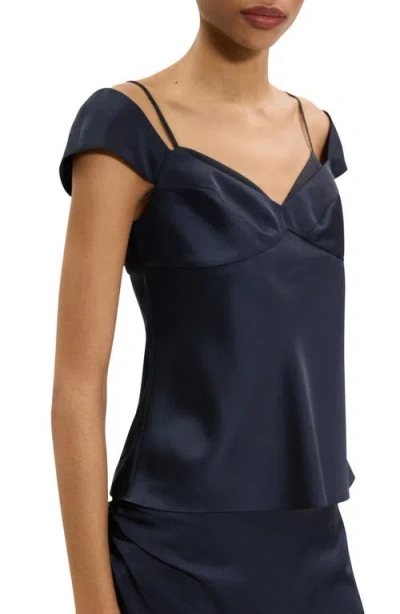 Theory Peek Camisole Layered Look Sleeveless Top