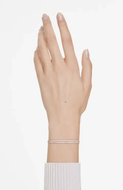 Swarovski Matrix Crystal Double Row Slider Bracelet
