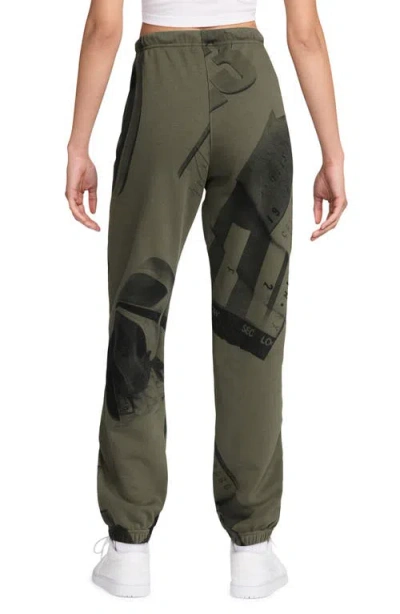 Jordan Brooklyn Fleece Print Sweatpants In Multi