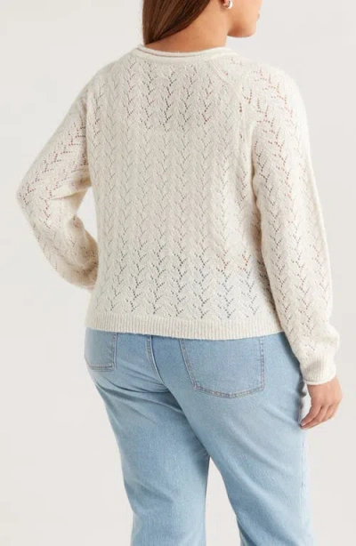 Treasure & Bond Nep Pointelle Cardigan