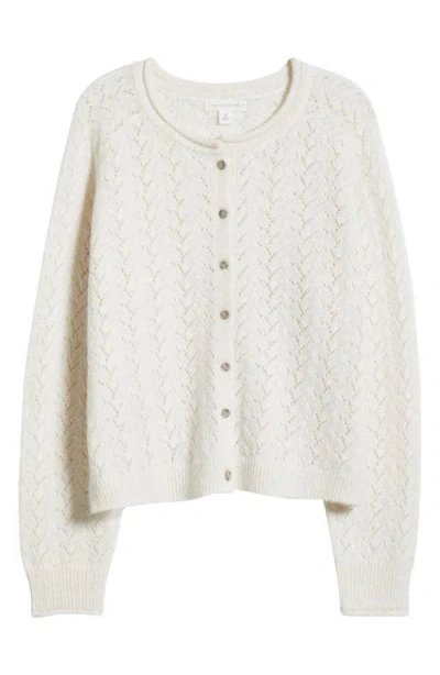 Treasure & Bond Nep Pointelle Cardigan