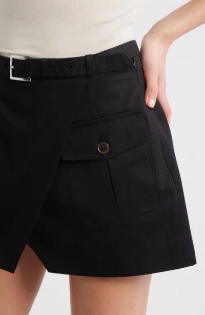Frame The Utility Cotton Cargo Miniskirt
