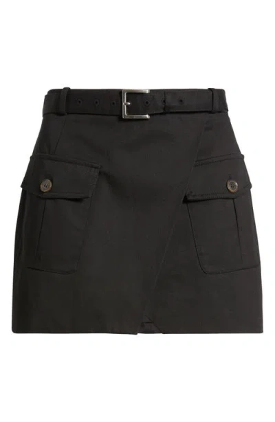 Frame The Utility Cotton Cargo Miniskirt