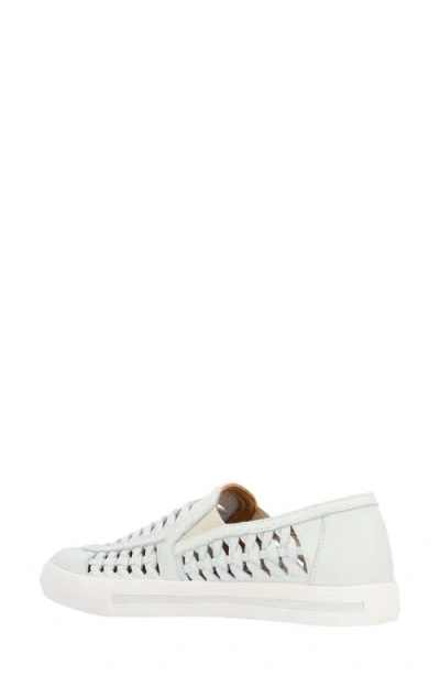 L'amour Des Pieds Karsha Woven Sneaker In White