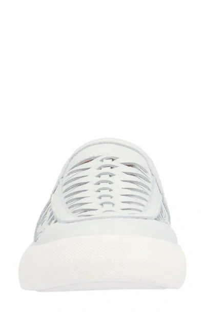 L'amour Des Pieds Karsha Woven Sneaker In White