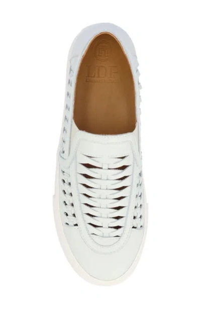 L'amour Des Pieds Karsha Woven Sneaker In White