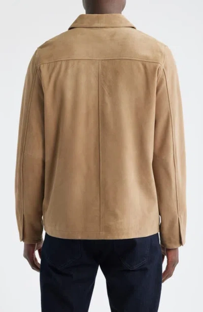 Nordstrom Suede Jacket In Neutral