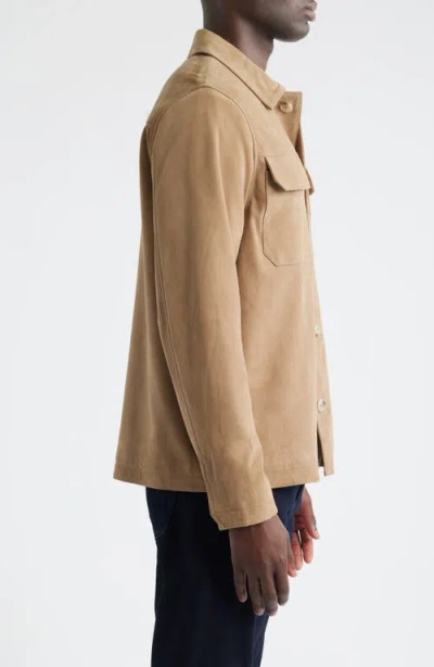 Nordstrom Suede Jacket In Neutral