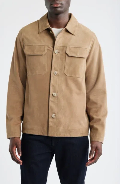 Nordstrom Suede Jacket In Neutral