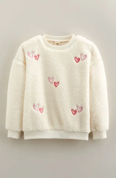 Tucker + Tate Kids' Fluffy Fleece Pullover In Neutral