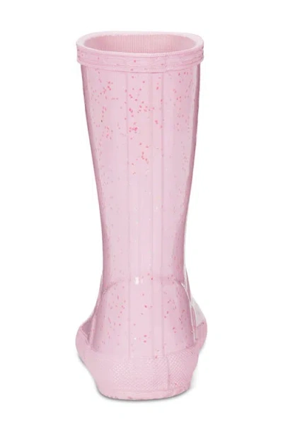 Hunter Kids' Original First Classic Glitter Rain Boot In Pink