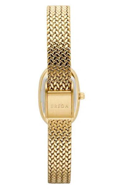 Breda Jane Tethered Mesh Strap Watch, 18mm X 7mm