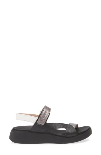 Wonders Colorblock Leather Sandal