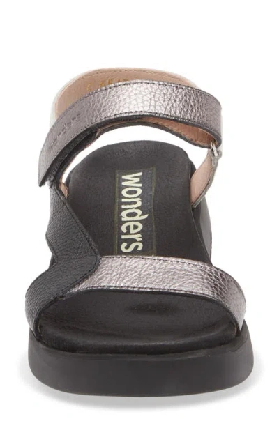 Wonders Colorblock Leather Sandal
