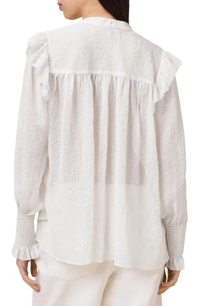 Allsaints Lara Shirt In White